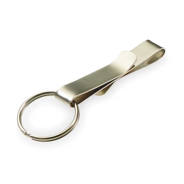 Lucky Line Belt Key Holder, Silver, Steel, Belt Hook, Nickel Plated - 4061