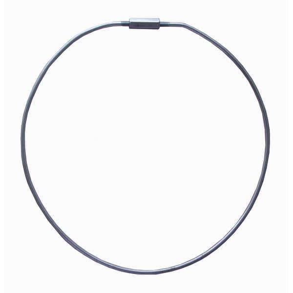 Zoro Select Split Key Ring, Gray, Carbon Steel, Carbon Steel with Threaded  Sleeve, Zinc Plated - 25DU46