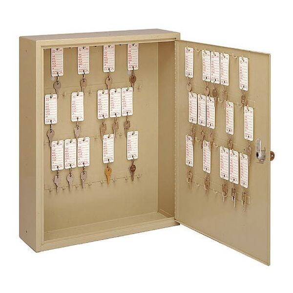 Mmf Industries Motor Vehicle Key Cabinet, Steel, Beige, 60 Key Capacity - 201006003