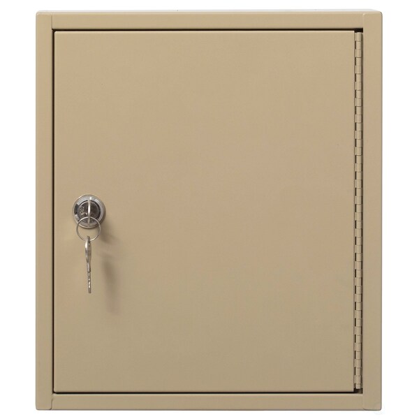 Basicwise 60-Key Security Steel Cabinet with Numbered Tags and Key Lock - Key Holder Wall Mount Lock Box - QI004702