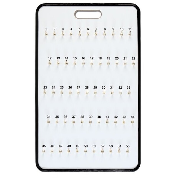 Car Dealer Depot Safety Hook Key Board, 55 Hook - 399 - 55