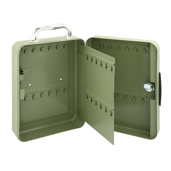 Prime-Line WORKPRO W082082 48 Key Steel Cabinet with Keyed Lock and Handle 10 x 7 x 3 in. - W082081