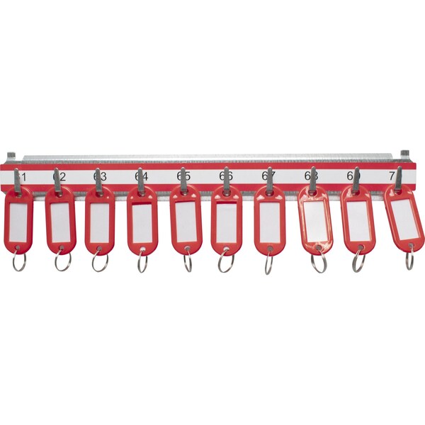 Barska Key Shelves with 001-100 Numbered Hooks, 10 shelves - AF13682