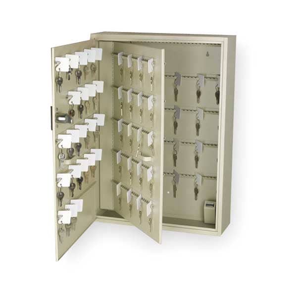 Zoro Select Key Control Cabinet, Steel, Beige, 730 Key Capacity - 2NET9