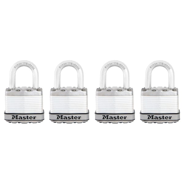 Master Lock Master Lock Magnum 1-3/4 in. W Stainless Steel Ball Bearing Locking Weather-Resistant Padlock, PK4 - M1XQHC