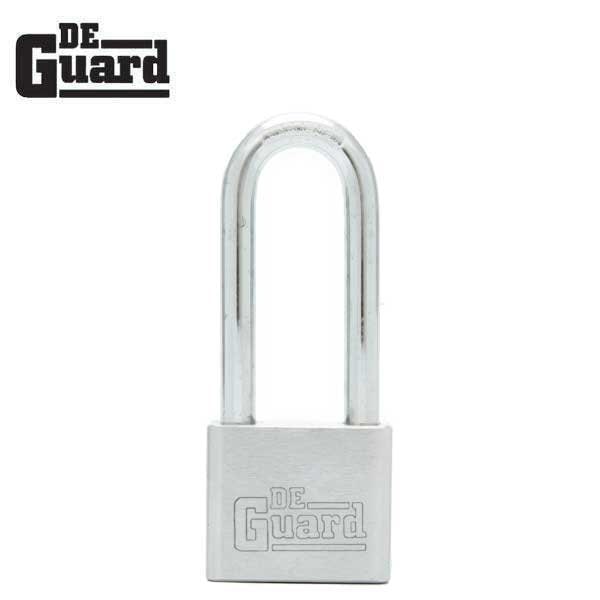 Deguard Nickel plated padlock SC1 key way short shackle 2 1/8 - Keyed Alike No 1 - DGNPPLL-KA1
