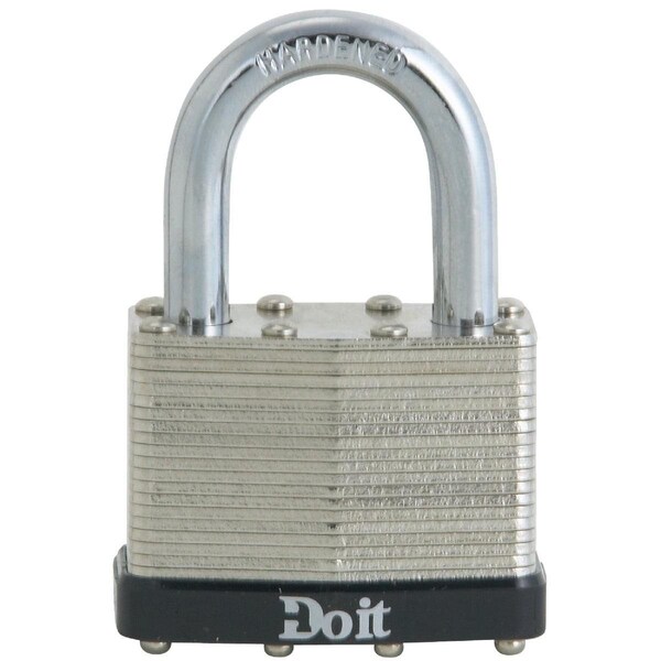 All-Source Laminated Steel 2in. Laminated Pin Tumbler Padlock - 1805DDIB