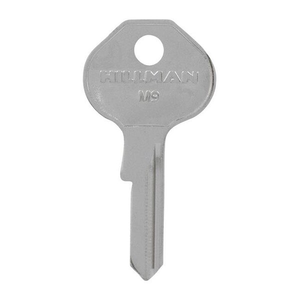 Hillman Hillman 5969464 Traditional Universal Key Blank M9 Single Sided Padlock Case - Pack of 10 - 5969464