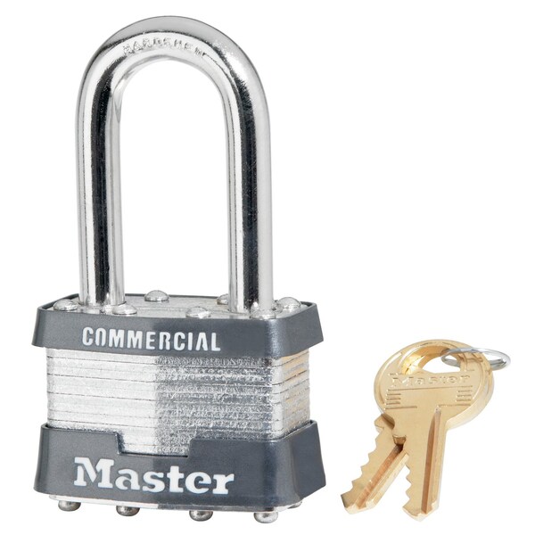 Master Lock Master Lock 1-5/16 in. H X 1 in. W X 1-3/4 in. L Steel 4-Pin Cylinder Exterior Padlock - 1KALF # 2065