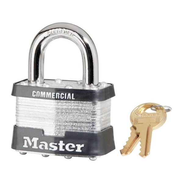 Master Lock Master Lock 1-1/2 in. H X 2 in. W X 7/8 in. L Steel Double Locking Exterior Padlock - 5KARAN