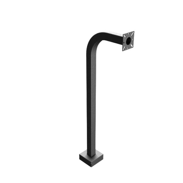 Pedestal Pro Gooseneck Pedestal, 48"H, Black, 17 lb. - 48-9C