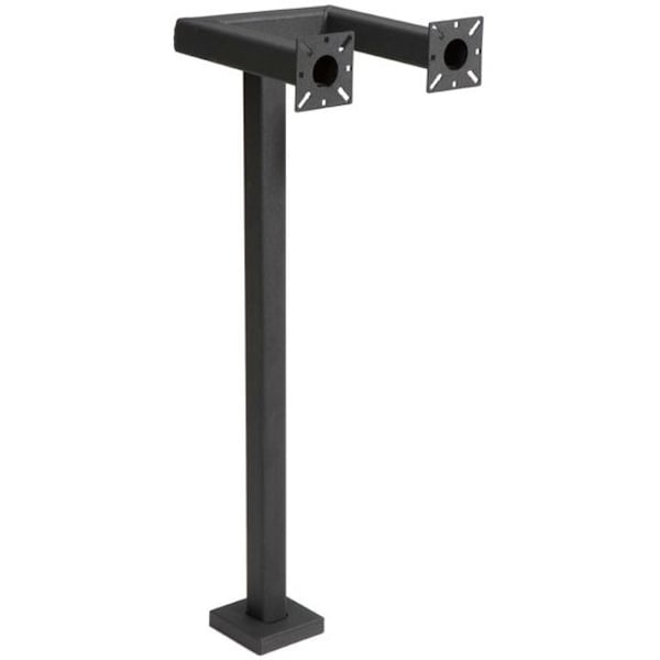 Pedestal Pro Dual Head Pedestal, 42"H, Powder Coat - 42-TT