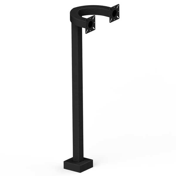 Pedestal Pro Dual Head Pedestal, 42"H, Powder Coat - 42-TT