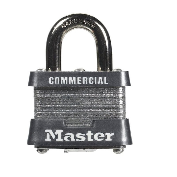 Master Lock Master Lock 1-5/16 in. H X 1-9/16 in. W Laminated Steel 4-Pin Cylinder Exterior Padlock - 3KA#3484
