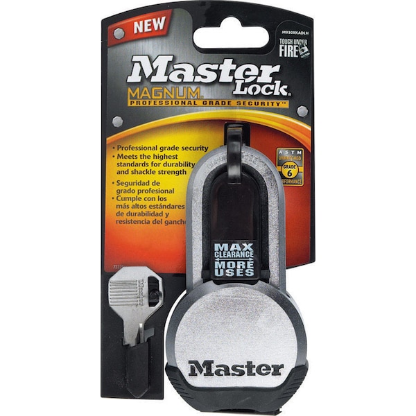 Master Lock Master Lock 4-45/64 in. H X 1-19/64 in. W X 2-1/2 in. L Steel Ball Bearing Locking Weather-Resistant - M930XKADLHCCSEN