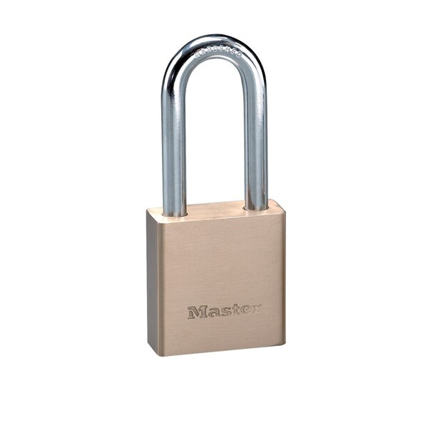Master Lock Master Lock 1-9/16 in. H X 3/4 in. W X 1-3/4 in. L Brass 5-Pin Cylinder Exterior Padlock - 576DLHPF
