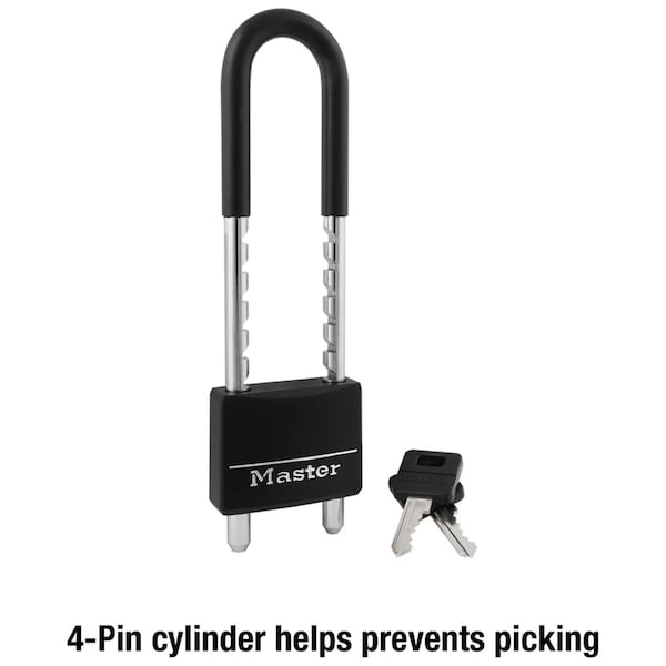 Master Lock Master Lock 7/8 in. H X 1/4 in. W Steel Double Locking Covered Padlock - 527D