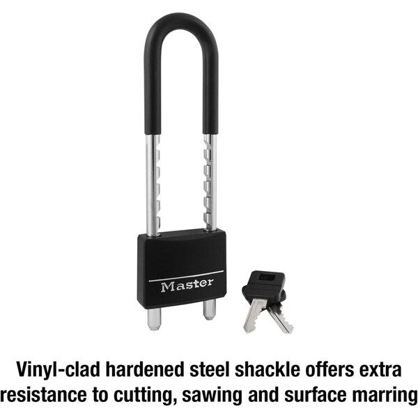 Master Lock Master Lock 7/8 in. H X 1/4 in. W Steel Double Locking Covered Padlock - 527D
