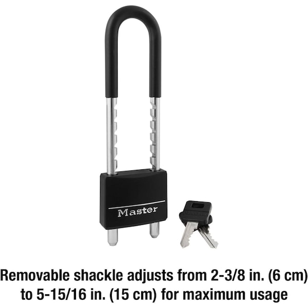 Master Lock Master Lock 7/8 in. H X 1/4 in. W Steel Double Locking Covered Padlock - 527D