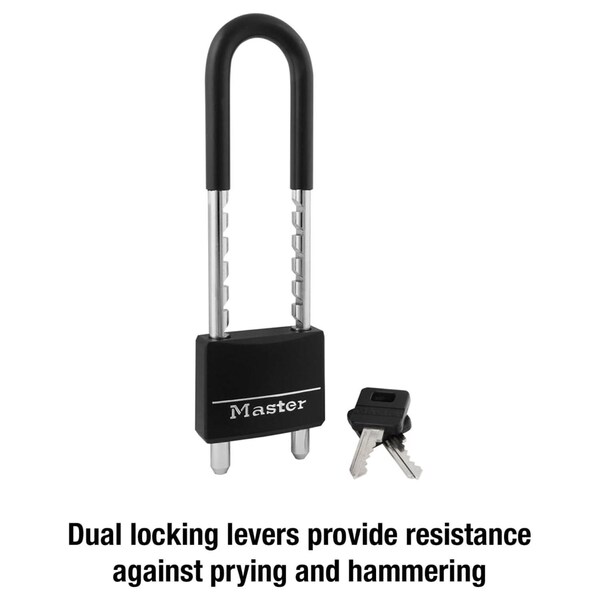 Master Lock Master Lock 7/8 in. H X 1/4 in. W Steel Double Locking Covered Padlock - 527D