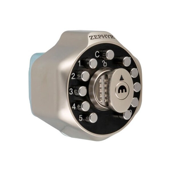 Zephyr Lock Llc Zephyr Multi-User Mechanical Lock 5554 Club Series for Left/Right Hinged Doors - Spring Latch - 5554
