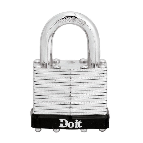 All-Source Laminated Steel 1-1/2in. Pin Tumbler Padlock - 1803DDIB