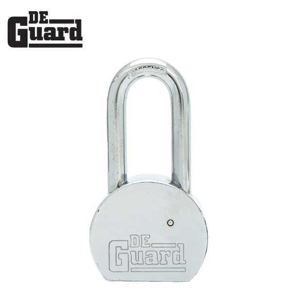 Deguard :Iron body with nickel plated brass Long shackle 2 1/8"- Keyed Different - DGIPLL-KD