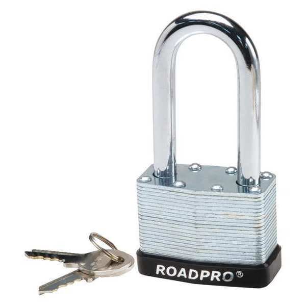 Roadpro Laminated Steel Padlock, w/Bumper, 50mm - RPLS-50L