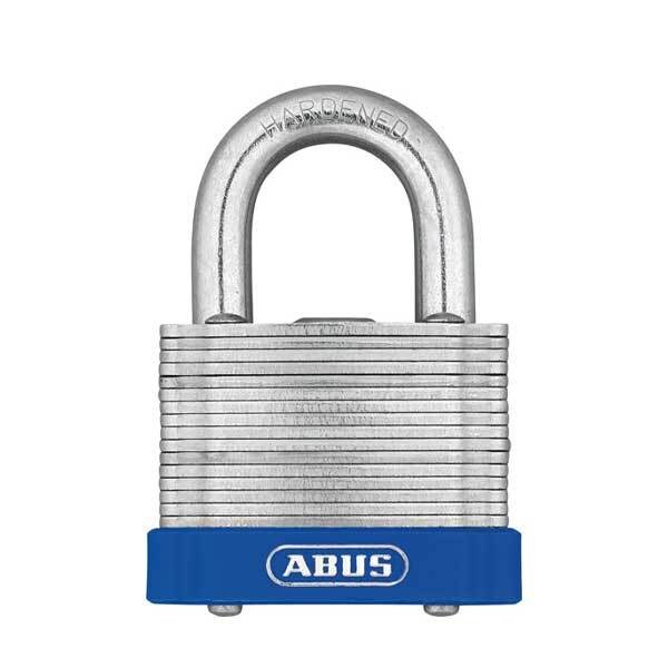 Abus Abus: 41/40 B Laminated Steel Padlock Blue Bumper KA - ABS-41256-KA