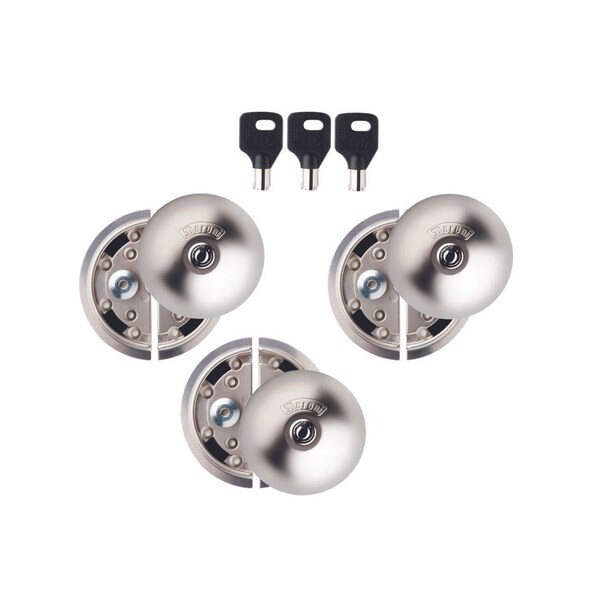 Meroni UFO Classic (3) Lock Kit Keyed-alike with (3) keys - 8080333315D