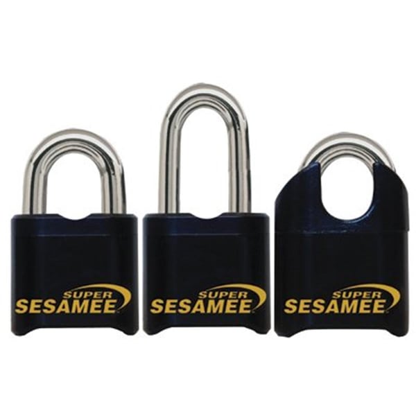 Ccl Super Sesamee Padlock 2 Inchshackle 7-16 Inch Dia Black - 197-K637