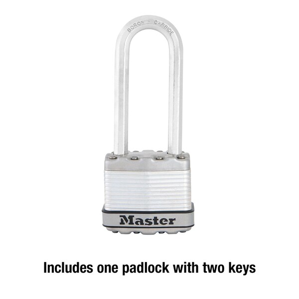 Master Lock Master Lock 1-9/16 in. H X 11/16 in. W X 1-3/4 in. L Steel Dual Ball Bearing Locking Weather-Resista - M1XKADLJCCSEN