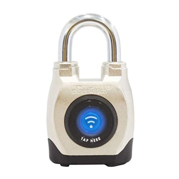 Egeetouch 4th Gen Smart Padlock - Bluetooth and NFC, Short shackle, Pack of 2 - 5-02201-94-2