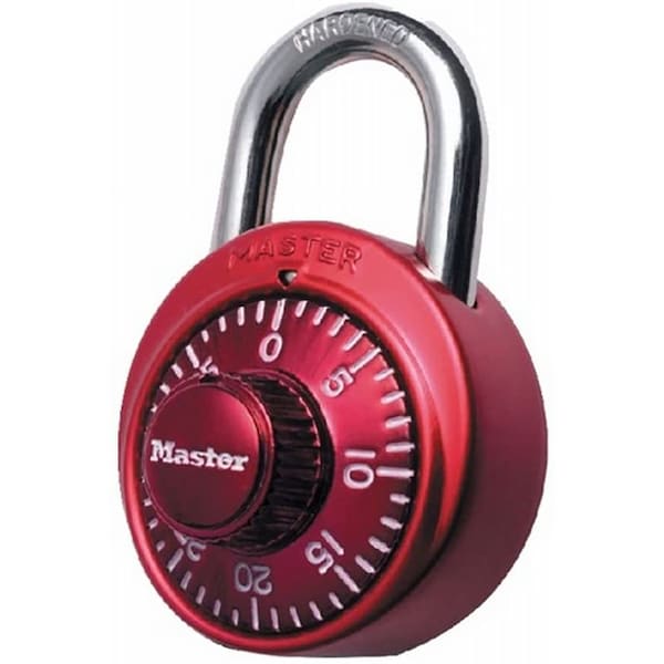 Master Lock Master Lock 2 in. H X 7/8 in. W X 1-7/8 in. L Steel 3-Digit Combination Combination Padlock - 1530DCM