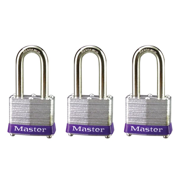 Master Lock Master Lock 3-3 in. H X 1-9 in. W X 27 in. L Steel 4-Pin Cylinder Exterior Padlock, PK3 - 3TRILF