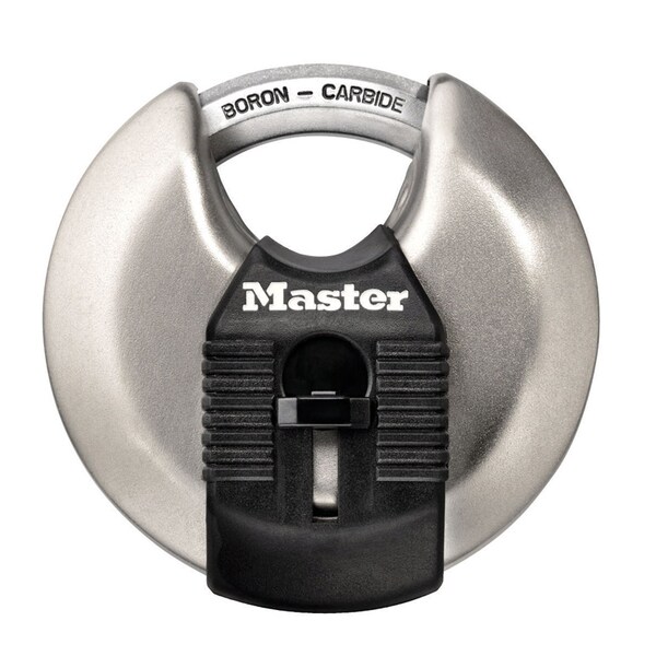 Master Lock Master Lock Magnum 1-1/2 in. H X 2-3/4 in. W Stainless Steel Ball Bearing Locking Shrouded Padlock - M40KA