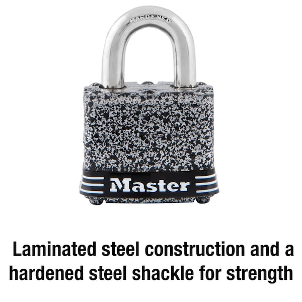 Master Lock Master Lock 1-5/16 in. H X 1 in. W X 1-9/16 in. L Steel Double Locking Weather-Resistant Padlock - 380D