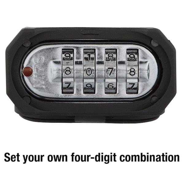 Master Lock Master Lock Magnum 2-1/4 in. W Die-Cast Zinc 4-Pin Cylinder Weather-Resistant Padlock - M176XDLHHC