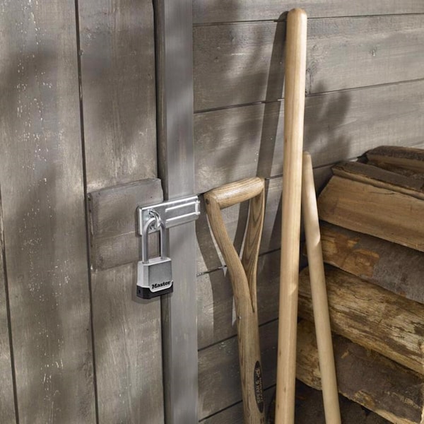 Master Lock Master Lock Magnum 2-1/4 in. W Die-Cast Zinc 4-Pin Cylinder Weather-Resistant Padlock - M176XDLHHC