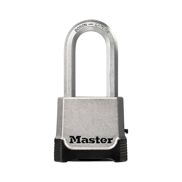 Master Lock Master Lock Magnum 2-1/4 in. W Die-Cast Zinc 4-Pin Cylinder Weather-Resistant Padlock - M176XDLHHC