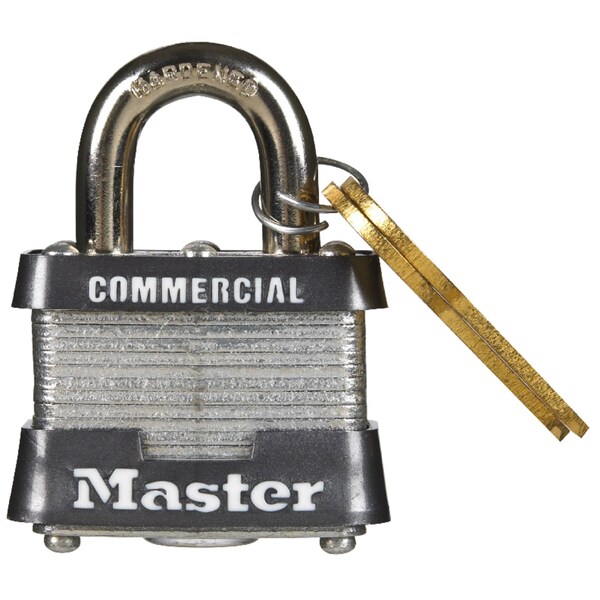 Master Lock Master Lock 1-5/16 in. H X 1-9/16 in. W X 1-1/2 in. L Steel Double Locking Exterior Padlock - 3KA#3918