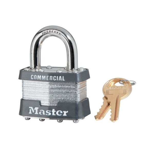 Master Lock 1-3/4 in. Laminated Steel Padlock Body Silver - 1MK SM4