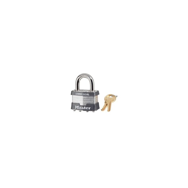 Master Lock 1-3/4 in. Laminated Steel Padlock Body Silver - 1MK SM4