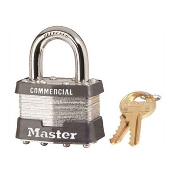 Master Lock 1-3/4 in. Laminated Steel Padlock Body Silver - 1MK SM4