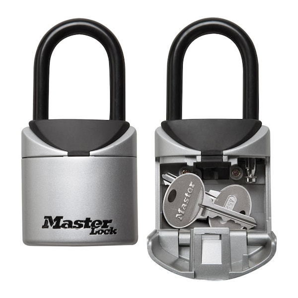 Master Lock Master Lock 5-1/4 in. H X 2-3/4 in. W Vinyl Covered Steel 3-Digit Combination Lock Box - 5406D
