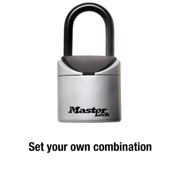 Master Lock Master Lock 5-1/4 in. H X 2-3/4 in. W Vinyl Covered Steel 3-Digit Combination Lock Box - 5406D
