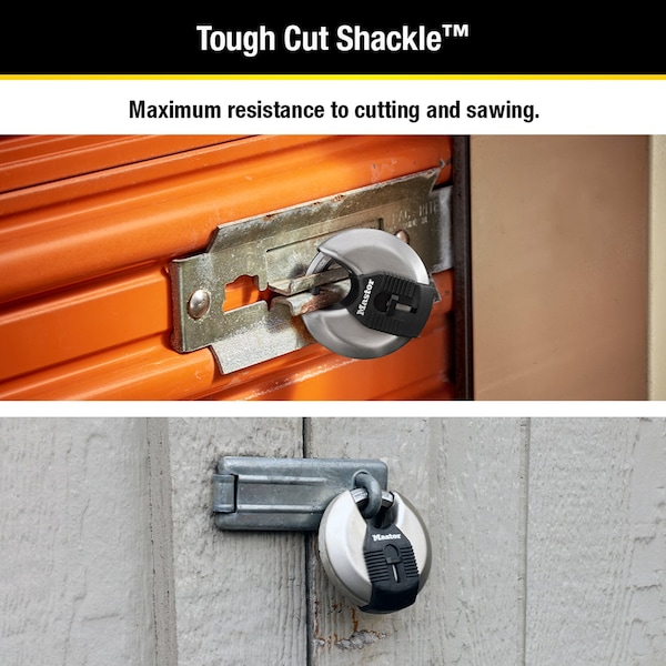 Master Lock Master Lock Magnum 2-3/4 in. H X 1-13 in. W X 2-3/4 in. L Steel Ball Bearing Shrouded Padlock, PK2 - M40XTCCSEN