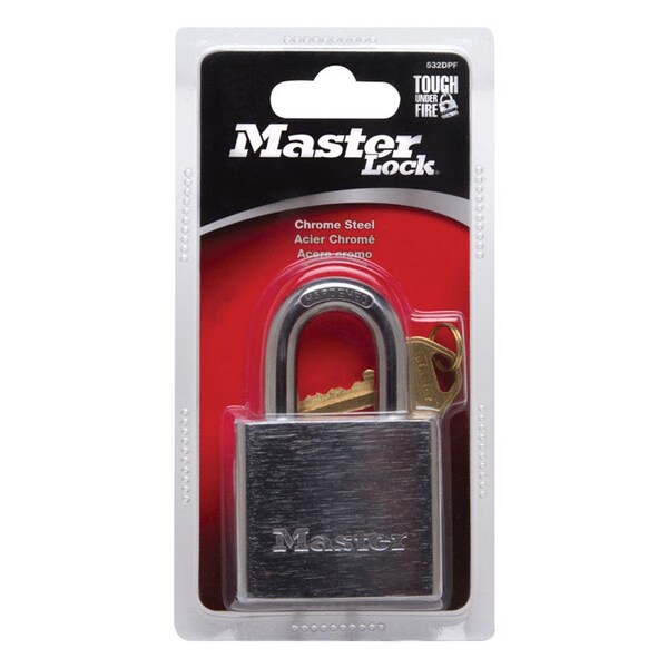 Master Lock Master Lock 1-13/16 in. H X 2 in. W Steel 5-Pin Cylinder Exterior Padlock - 532DPFSEN