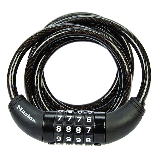 Master Lock Master Lock 5/16 in. D X 72 in. L Vinyl Coated Steel Locking Cable - 8114D