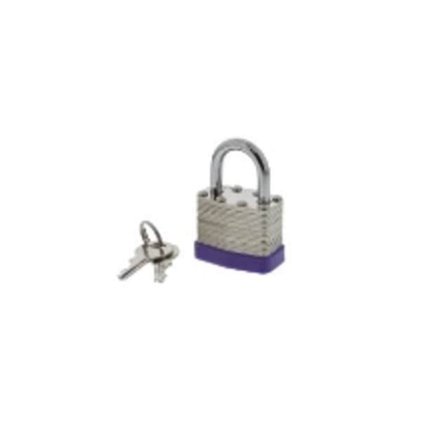Allied International 1 1/2 Inch Laminated Steel Padlock - 156344
